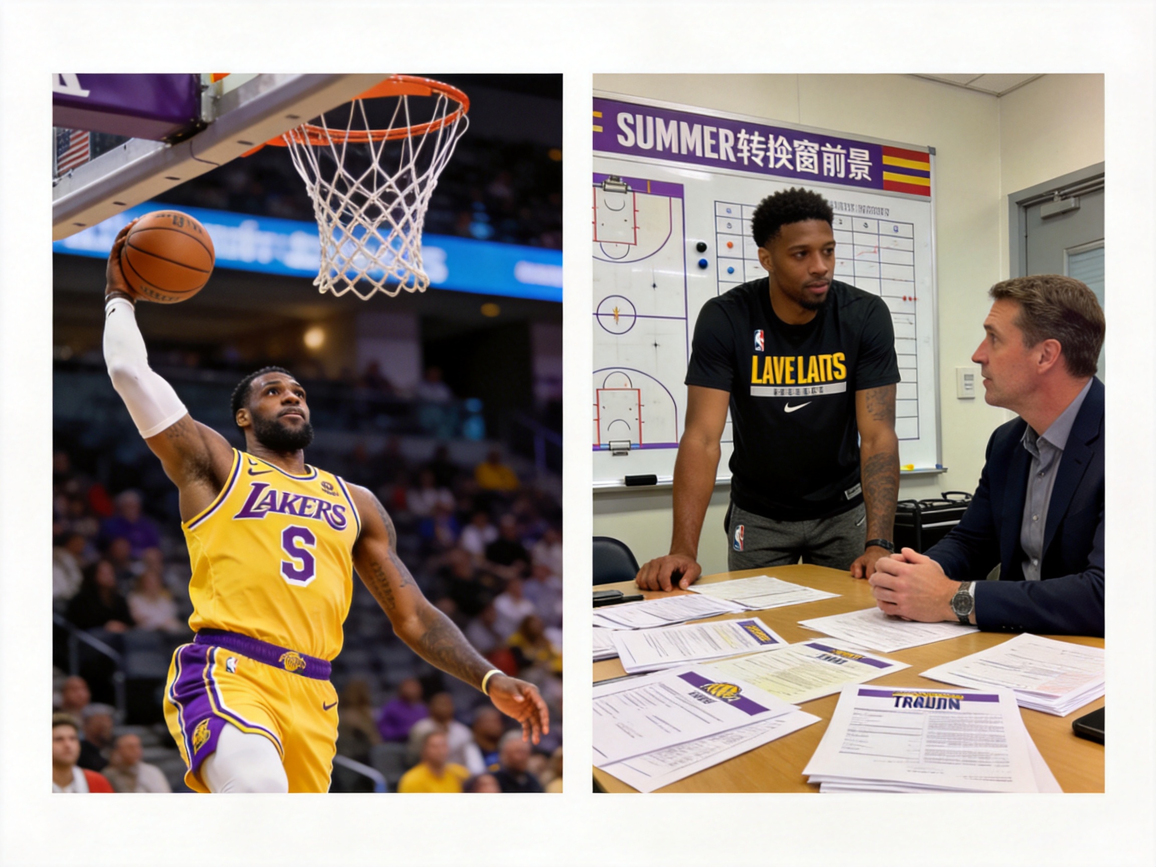 看球吧 - 实时覆盖NBA、英超、欧冠等热门赛事 - NBA季后赛、湖人vs掘金、全场高光、转会传闻、夏季转会窗前瞻
